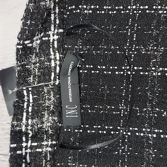 Kimono Wrap Black White Silver Party Evening Topper Jacket XS - Picture 6 of 9